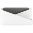 Hiustenkuivaajateline ym., UMBRA GLAM HAIR TOOLS ORGANISER, 26,5 x 17 x K 12,5 cm, valkoinen/harmaa