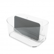 Hiustenkuivaajateline ym., UMBRA GLAM HAIR TOOLS ORGANISER, 26,5 x 17 x K 12,5 cm, kirkas/harmaa