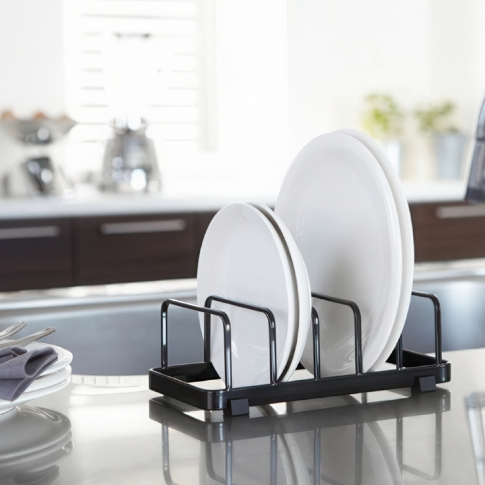 Lautasteline, TOWER DISH STAND, 22 x 11 x K 7 cm, Yamazaki ryhmässä Säilytys / Keittiön säilytys / Astianpesukoneet ja tiskipöydät @ SmartaSaker.se (42878)