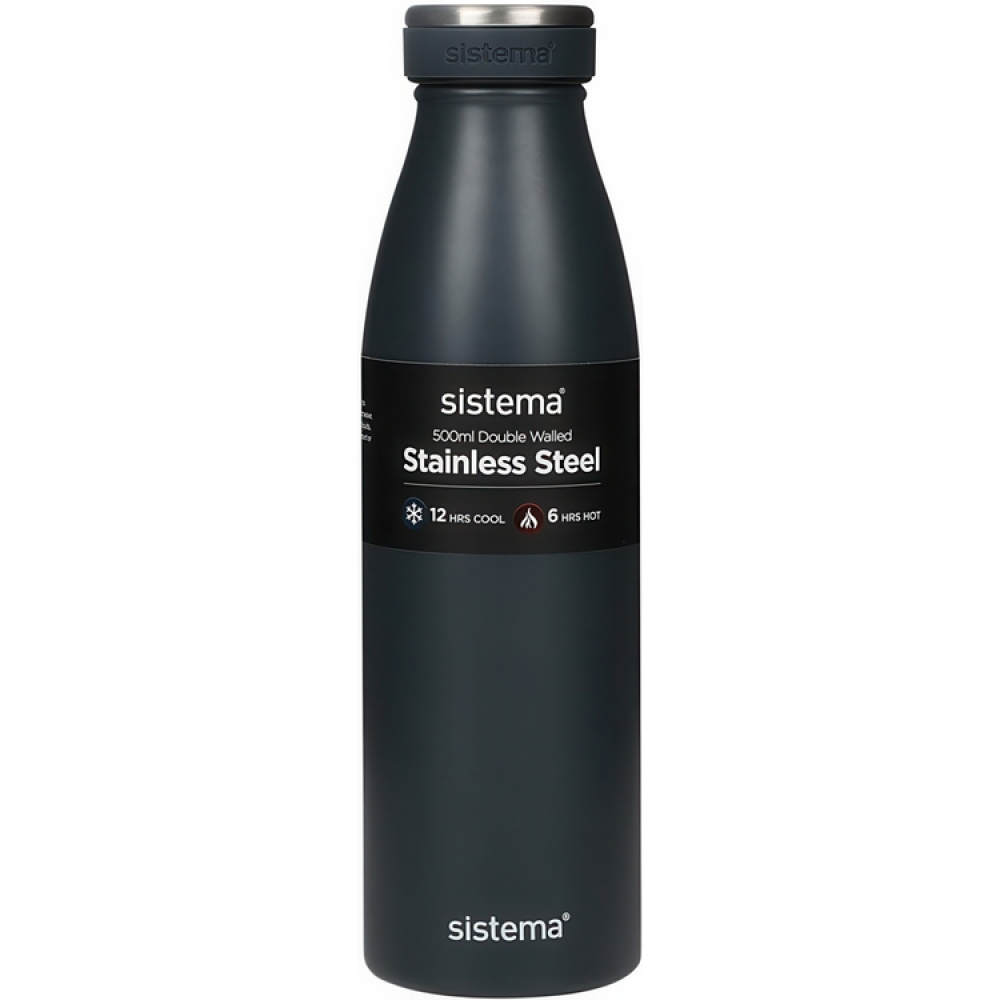 Termospullo 0,5 l, Sistema ryhmässä Säilytys / Keittiön säilytys / Ruoan säilytysastiat / Metalliset eväskotelot @ SmartaSaker.se (42951)