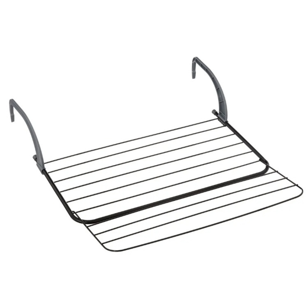 Avattava kuivausteline patterille ja parvekkeelle, musta ryhmässä Säilytys / Pesu ja kuivaus / Kuivaustelineet @ SmartaSaker.se (42989)