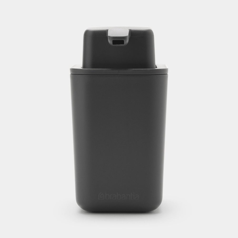Saippua-annostelija, Brabantia, tummanharmaa ryhmässä Säilytys / Kylpyhuoneen säilytys @ SmartaSaker.se (43076)