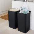 Pyykkikori puukannella 53 l, SmartStore
