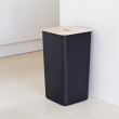 Pyykkikori puukannella 53 l, SmartStore