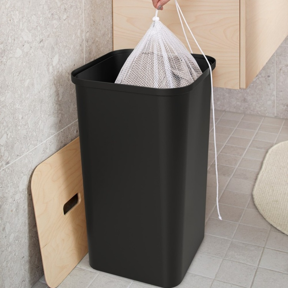 Pyykkikori puukannella 53 l, SmartStore ryhmässä Säilytys / Pesu ja kuivaus / Pyykkikorit @ SmartaSaker.se (43099)