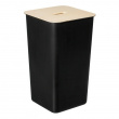 Pyykkikori puukannella 53 l, SmartStore