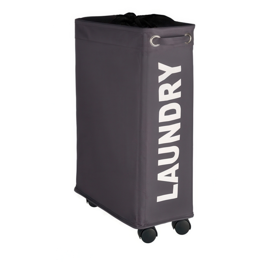 Kapea pyykkikori pyörillä, Laundry ryhmässä Säilytys / Pesu ja kuivaus / Pyykkikorit @ SmartaSaker.se (43103)