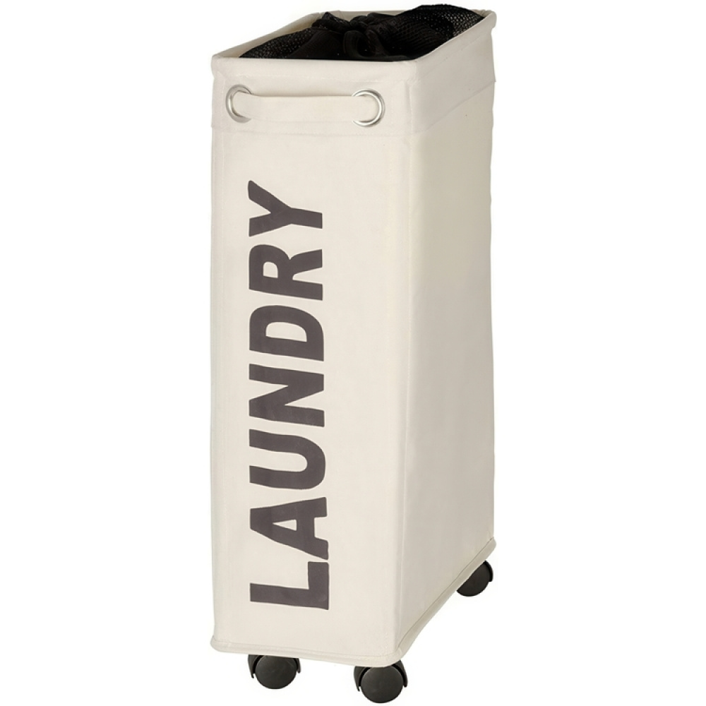 Kapea pyykkikori pyörillä, Laundry ryhmässä Säilytys / Pesu ja kuivaus / Pyykkikorit @ SmartaSaker.se (43103)