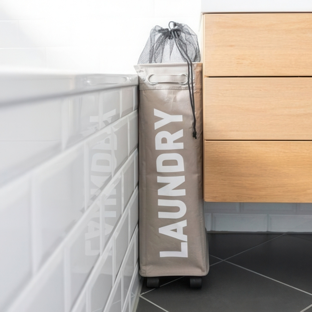 Kapea pyykkikori pyörillä, Laundry ryhmässä Säilytys / Pesu ja kuivaus / Pyykkikorit @ SmartaSaker.se (43103)
