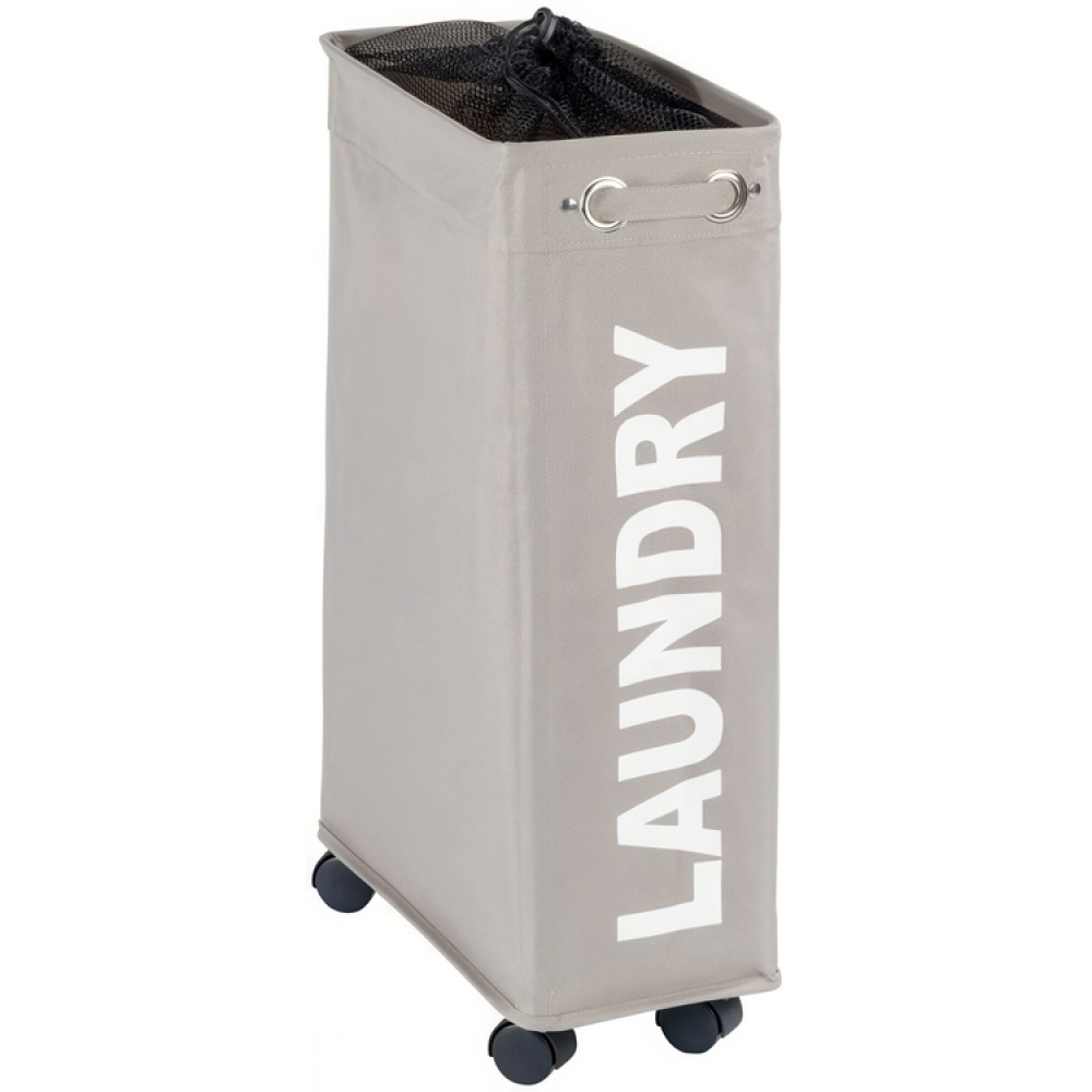 Kapea pyykkikori pyörillä, Laundry ryhmässä Säilytys / Pesu ja kuivaus / Pyykkikorit @ SmartaSaker.se (43103)