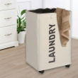 Pyykkikori pyörillä, Laundry