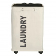 Pyykkikori pyörillä, Laundry