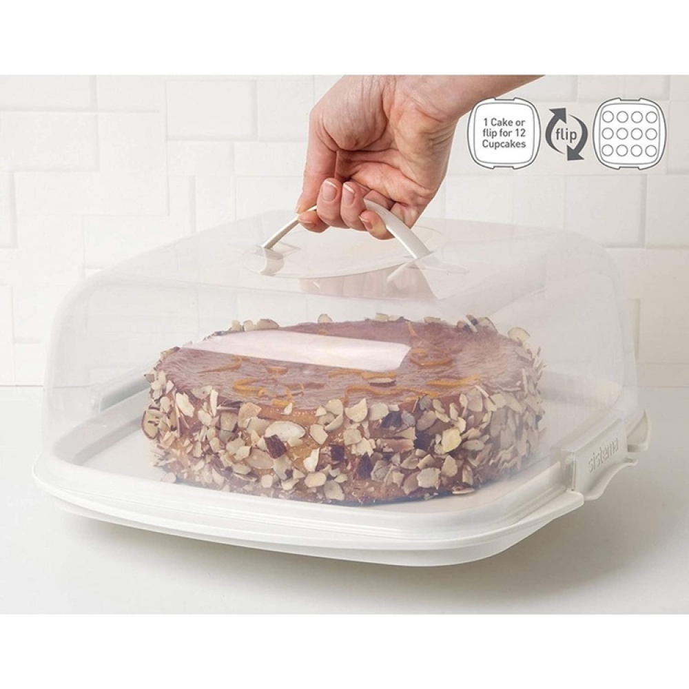 Kakkuvati kannella ja kahvalla, Sistema ryhmässä Säilytys / Keittiön säilytys @ SmartaSaker.se (43145)