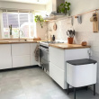 Kierrätysasema jaloilla, 2 lokeroa, Brabantia