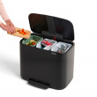 Kierrätysasema 3 lokerolla, Brabantia